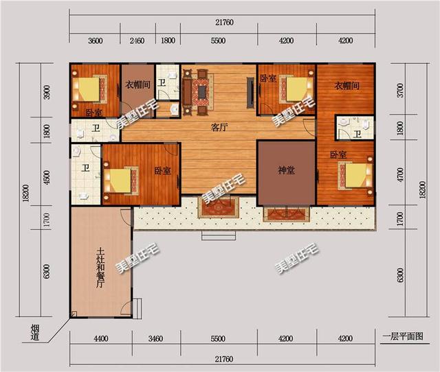 10套最美帶堂屋的別墅設計圖，戶型實用又美觀