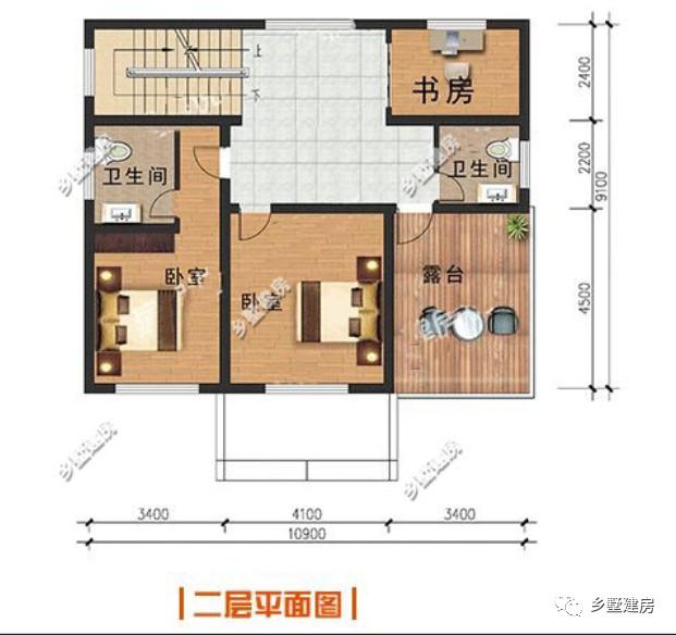 2款主體造價(jià)20萬(wàn)左右的別墅設(shè)計(jì)圖參考