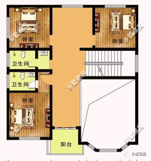 2款主體造價(jià)20萬(wàn)左右的別墅設(shè)計(jì)圖參考