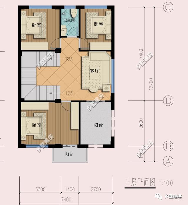 五層自建房臨街別墅設(shè)計(jì)圖，商住兩用，設(shè)計(jì)感十足
