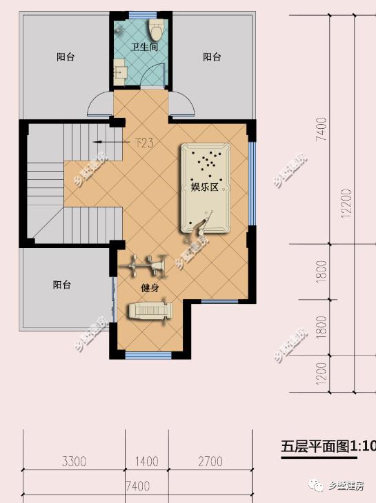 五層自建房臨街別墅設(shè)計(jì)圖，商住兩用，設(shè)計(jì)感十足