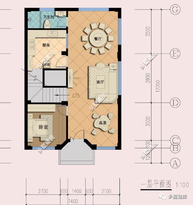 五層自建房臨街別墅設(shè)計(jì)圖，商住兩用，設(shè)計(jì)感十足