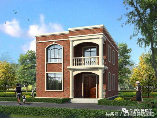 3款20萬(wàn)就能搞定的二層農(nóng)村自建房設(shè)計(jì)圖，4間臥室還帶堂屋