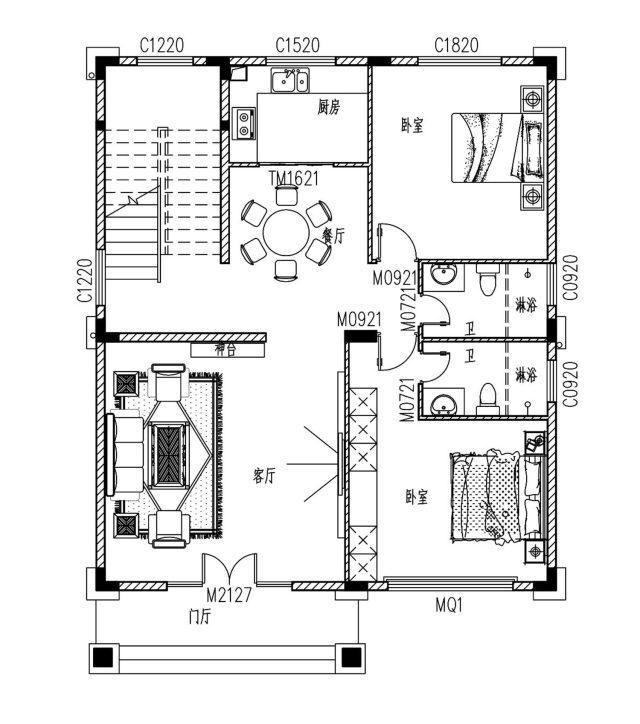 帶空中花園的歐式三層農(nóng)村別墅設(shè)計圖，讓你享受高端大氣奢華的生活