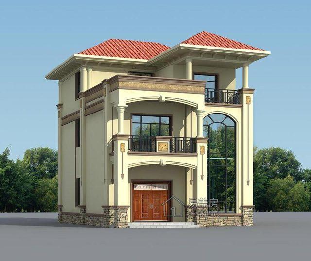 帶空中花園的歐式三層農(nóng)村別墅設(shè)計圖，讓你享受高端大氣奢華的生活