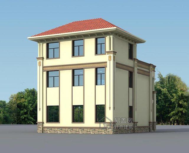 帶空中花園的歐式三層農(nóng)村別墅設(shè)計圖，讓你享受高端大氣奢華的生活