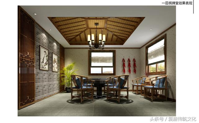 三層中式別墅設(shè)計圖，簡約大氣，真正的豪宅