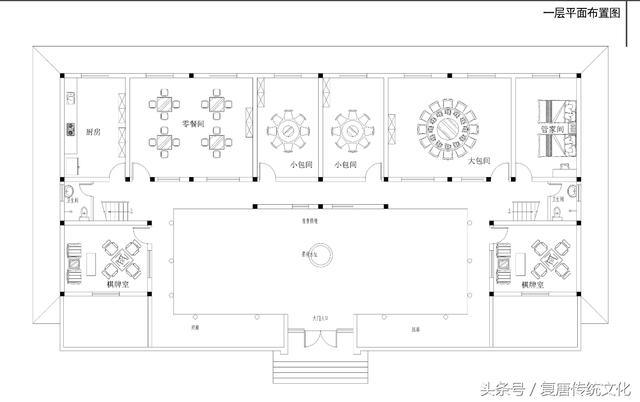 三層中式別墅設(shè)計圖，簡約大氣，真正的豪宅