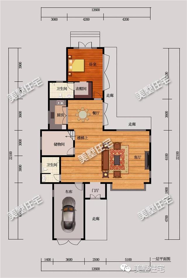 12X22米中式三層別墅設(shè)計圖，主體造價55萬，精致漂亮