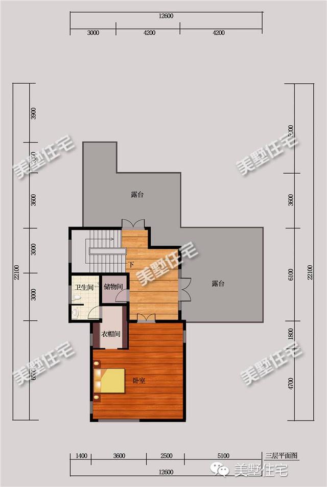 12X22米中式三層別墅設(shè)計圖，主體造價55萬，精致漂亮