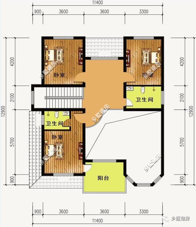 2款二層別墅設(shè)計(jì)圖，城市房子買不起，就去農(nóng)村建一所屬于自己的房子吧