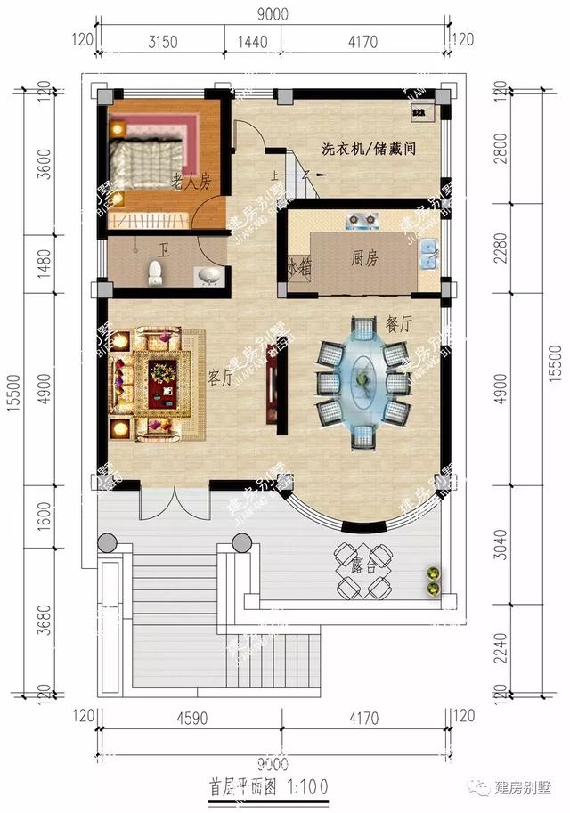 小開間的3棟農(nóng)村自建房設(shè)計圖，每一款都令人驚艷