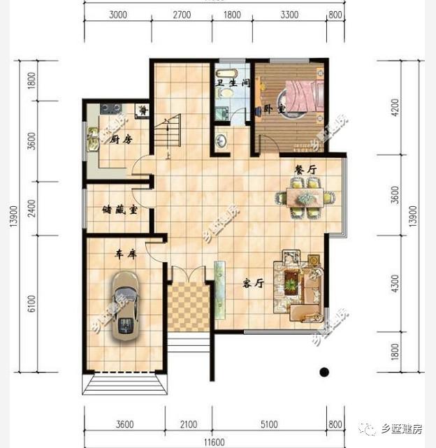 2款二層自建房別墅設計圖，喜歡建二層的朋友看一看啦