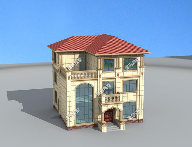 帶挑空客廳三層別墅設(shè)計(jì)圖，內(nèi)置布局非常合理，一眼看去很吸引人