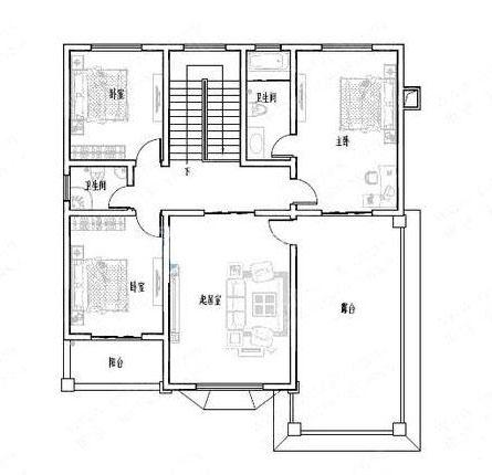 二層農(nóng)村自建房設(shè)計圖，大氣又實用，適應(yīng)性更強