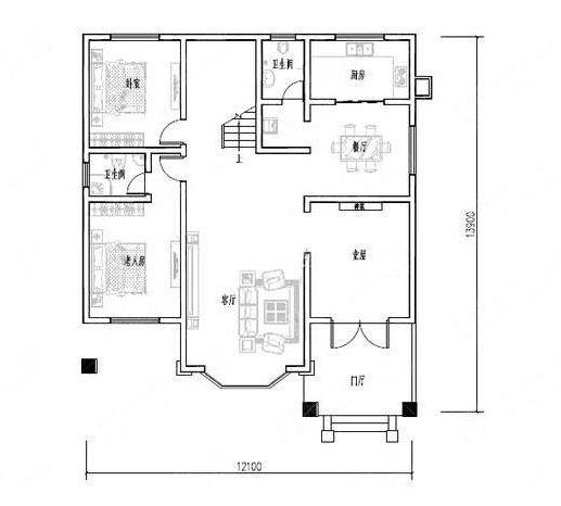 二層農(nóng)村自建房設(shè)計圖，大氣又實用，適應(yīng)性更強