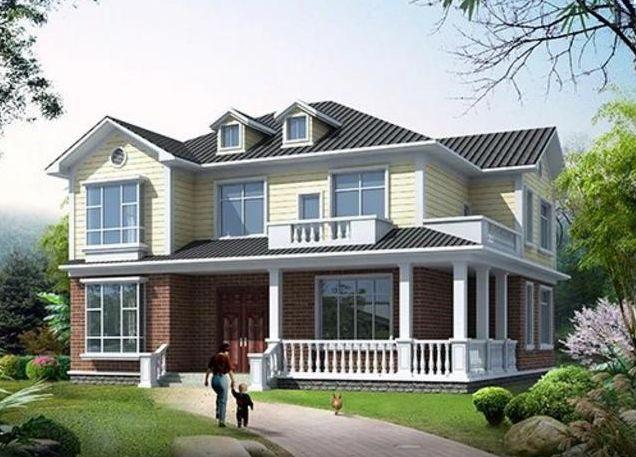 二層農(nóng)村自建房設(shè)計圖，大氣又實用，適應(yīng)性更強