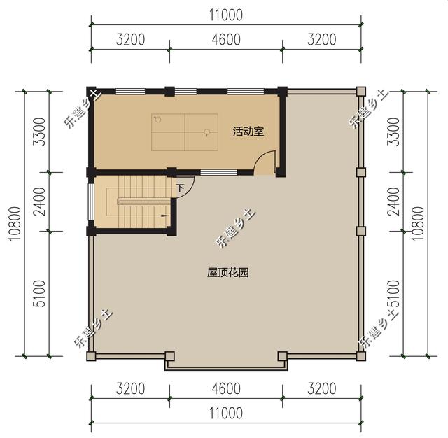11X11米兩層半歐式別墅設計，方正大方，非常實用