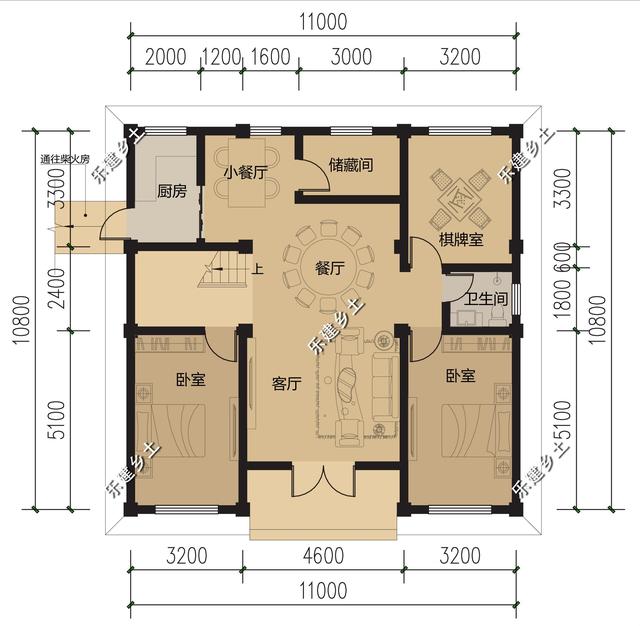 11X11米兩層半歐式別墅設計，方正大方，非常實用