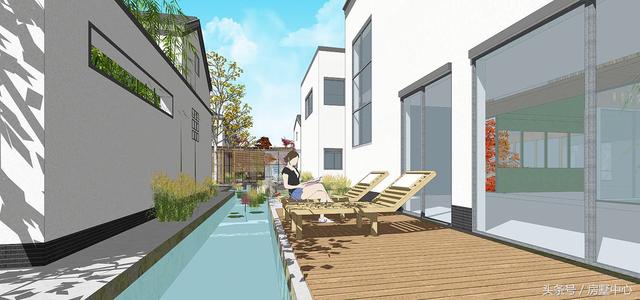 三兄弟合力建的四棟別墅設計圖，一棟給父母，方便以后照顧父母