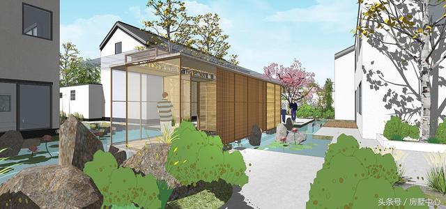 三兄弟合力建的四棟別墅設計圖，一棟給父母，方便以后照顧父母