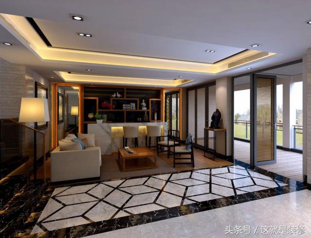 350㎡中式風格別墅設(shè)計，這才叫別墅裝修！近城不近塵