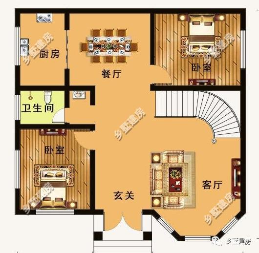 這幾款自建別墅設(shè)計(jì)，性價(jià)比挺高的，主體造價(jià)20萬左右