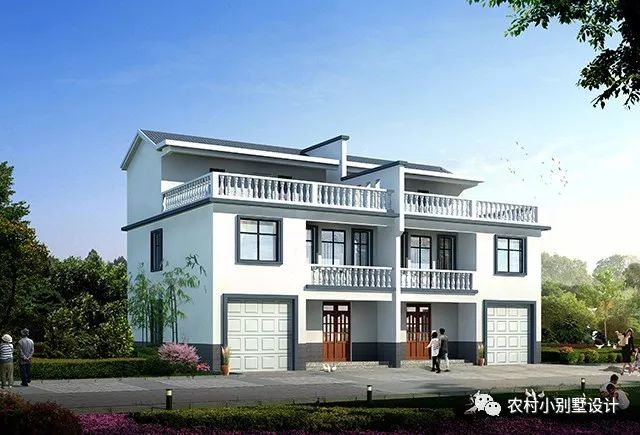 58款兄弟雙拼農(nóng)村別墅圖片來(lái)襲，自建雙拼的可以參考哦