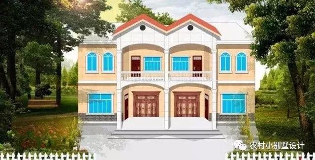 58款兄弟雙拼農(nóng)村別墅圖片來(lái)襲，自建雙拼的可以參考哦