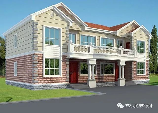 58款兄弟雙拼農(nóng)村別墅圖片來(lái)襲，自建雙拼的可以參考哦