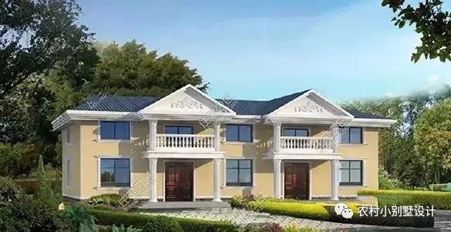 58款兄弟雙拼農(nóng)村別墅圖片來(lái)襲，自建雙拼的可以參考哦