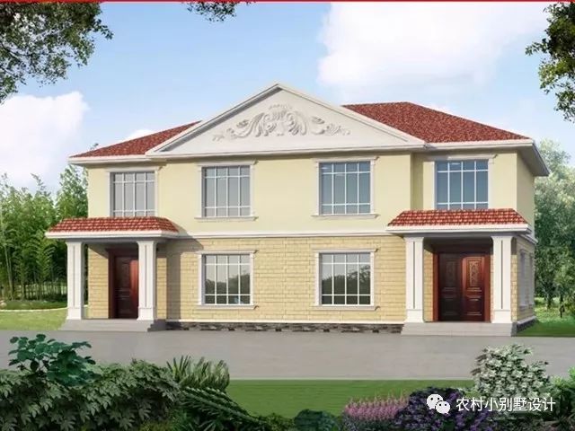 58款兄弟雙拼農(nóng)村別墅圖片來(lái)襲，自建雙拼的可以參考哦