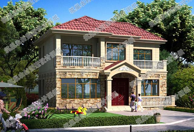 二層農(nóng)村小別墅全套施工圖，美觀大氣，足夠滿足居住和日常享受