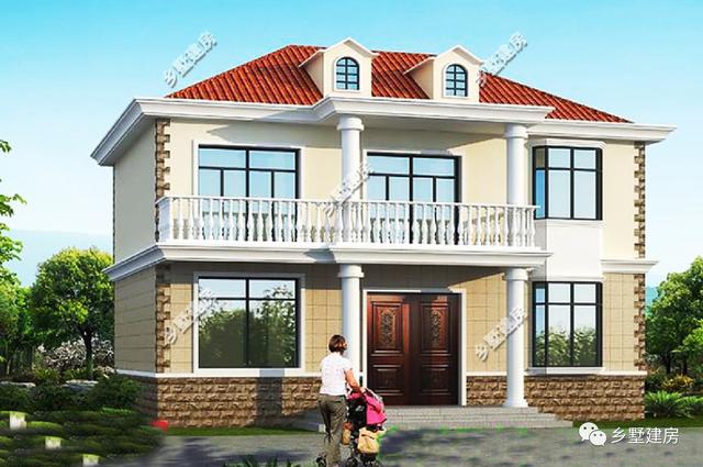 2款農(nóng)村二層小別墅設(shè)計圖，歐式風(fēng)格還是中式風(fēng)格，你會怎么選擇