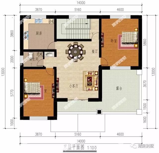 商住兩用的農(nóng)村自建房設(shè)計(jì)戶型，不僅可以自住，還能做點(diǎn)小生意