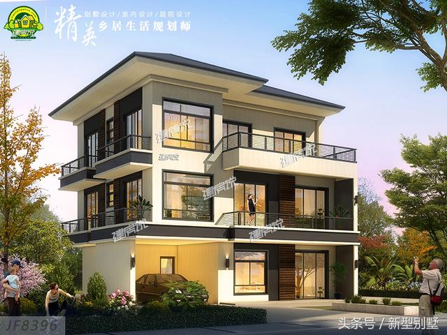 小宅基地也能建豪宅，這款別墅設(shè)計圖就很好的詮釋了