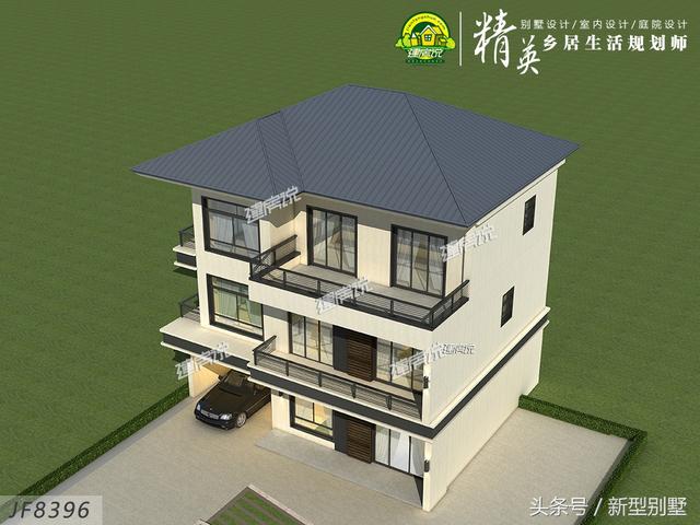 小宅基地也能建豪宅，這款別墅設(shè)計圖就很好的詮釋了