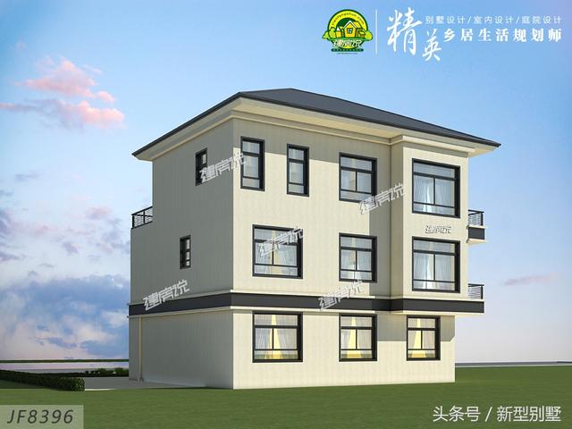 小宅基地也能建豪宅，這款別墅設(shè)計圖就很好的詮釋了