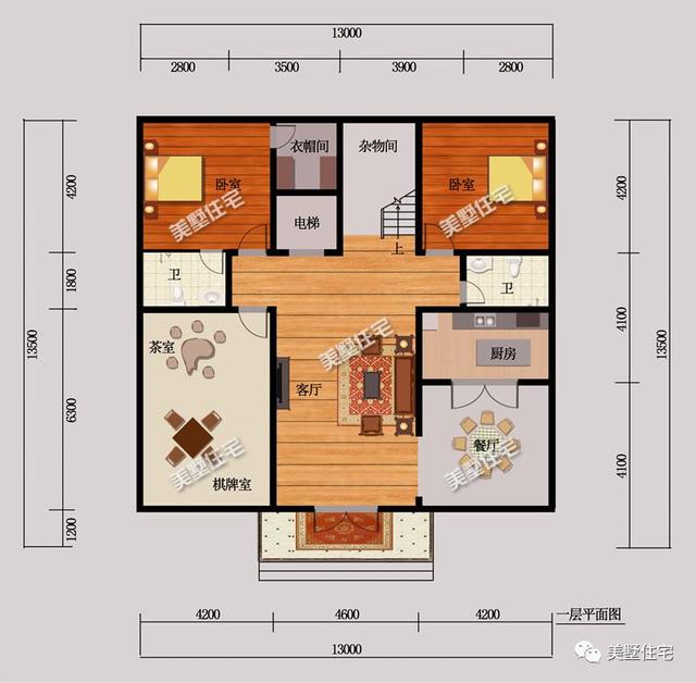 推薦5款帶棋牌室的農(nóng)村自建別墅設(shè)計(jì)圖，布局好外觀靚，村里人肯定羨慕