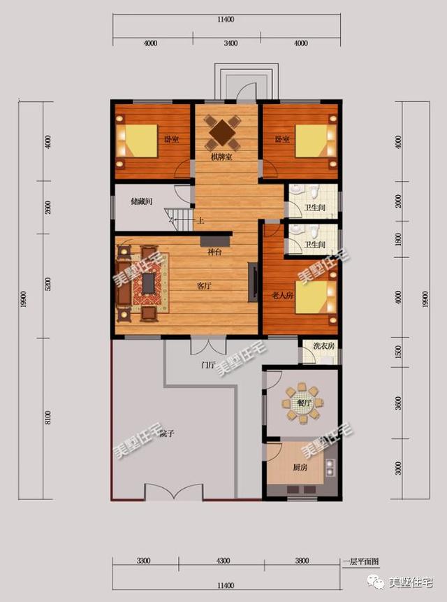 推薦5款帶棋牌室的農(nóng)村自建別墅設(shè)計(jì)圖，布局好外觀靚，村里人肯定羨慕