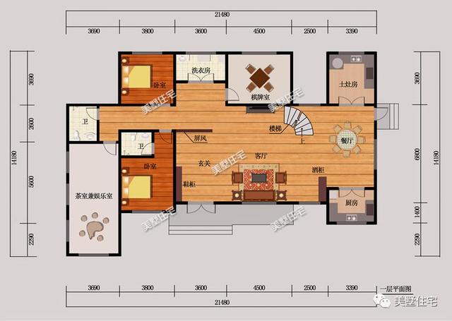 推薦5款帶棋牌室的農(nóng)村自建別墅設(shè)計(jì)圖，布局好外觀靚，村里人肯定羨慕
