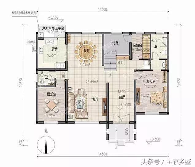 13款農(nóng)村別墅設計戶型推薦，各種款式都有，鄰居們紛紛羨慕