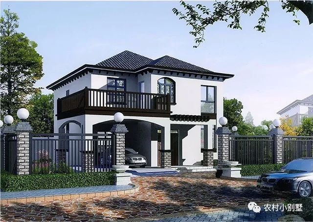 11.3X13.6米農(nóng)村小別墅，帶開放式車庫，18萬的造價(jià)真沒誰了