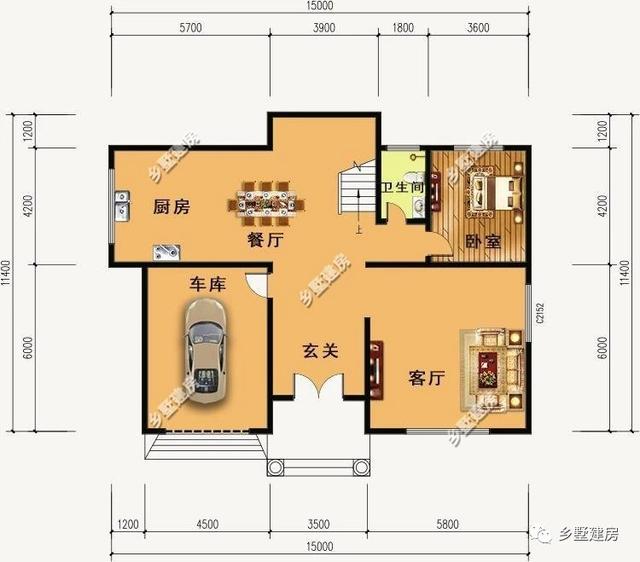 清新的空氣搭配上個(gè)性化的農(nóng)村自建房設(shè)計(jì)圖，寬敞又大方