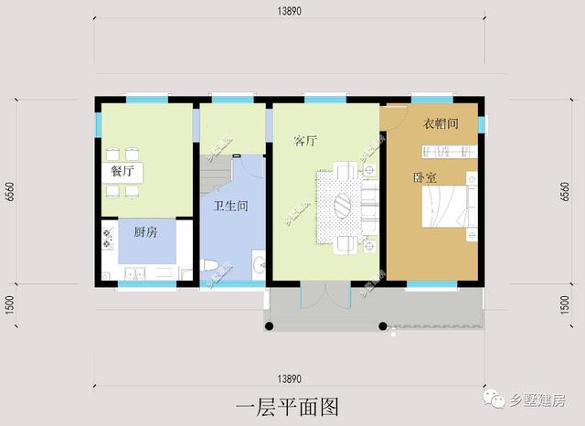 新中式農(nóng)村別墅設(shè)計(jì)圖，端莊典雅、莊重大氣