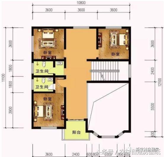 6款小戶(hù)型別墅設(shè)計(jì)圖，戶(hù)型好，布局贊