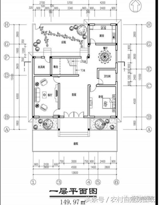 6款小戶(hù)型別墅設(shè)計(jì)圖，戶(hù)型好，布局贊