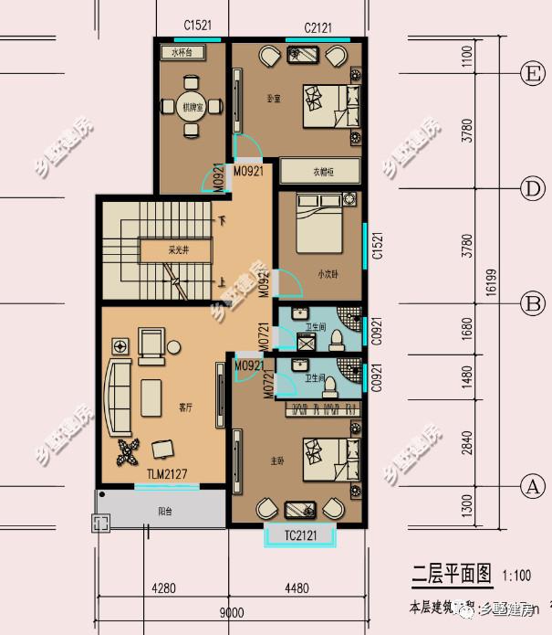 現代風別墅設計圖，簡約時尚，可商住兩用
