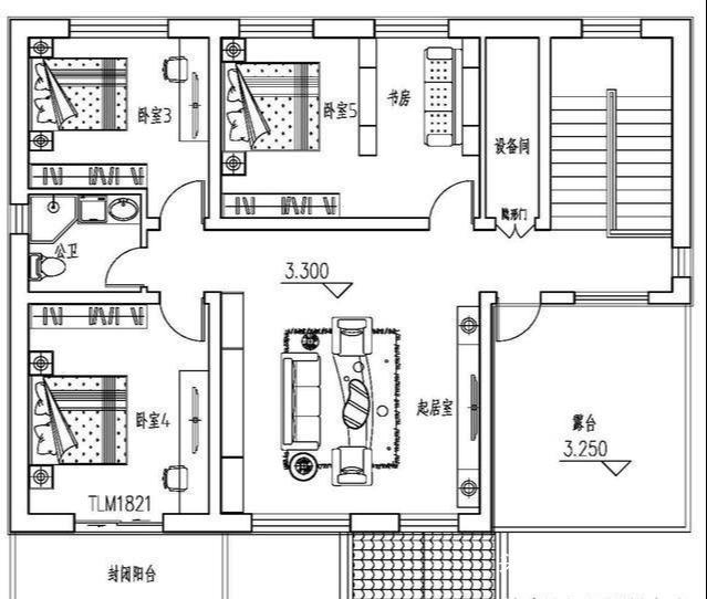 分享兩層簡歐風格別墅設計圖，能滿足大部分農(nóng)村自建房要求