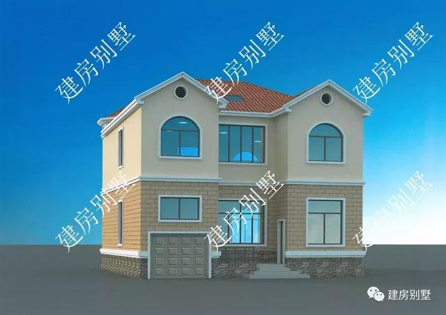 兩棟開間11.4米的農村自建房設計圖，解決地形比較特殊宅基地的煩惱